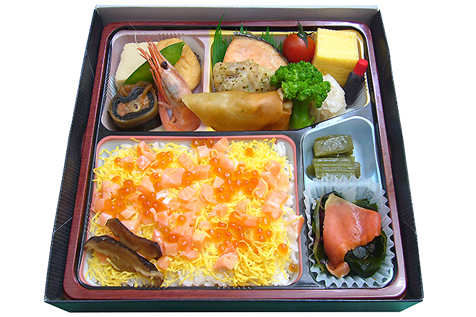 サーモンちらし弁当