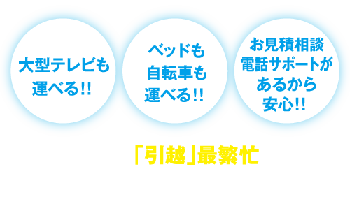 北海道限定サービス　手軽な単身引越　ダンボール１つの小さなお引越しもok