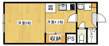 間取りは部屋により違うので現況を優先します。